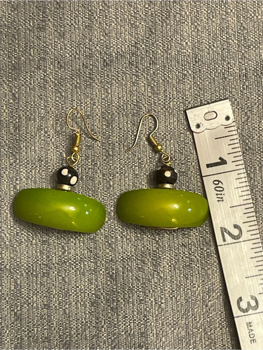 Handmade bright green